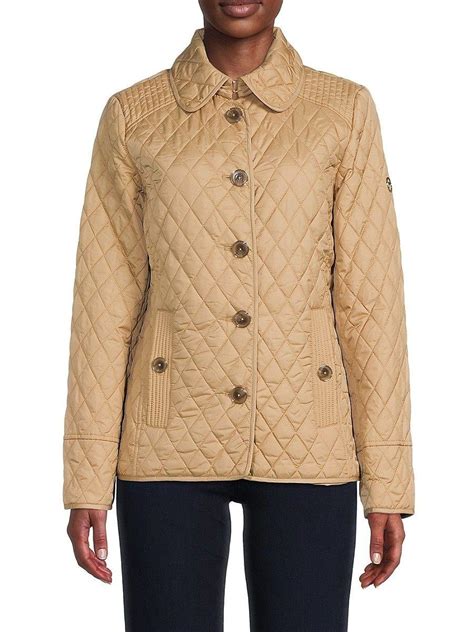 fulton quilted michael kors|michael kors quilted jackets women's.